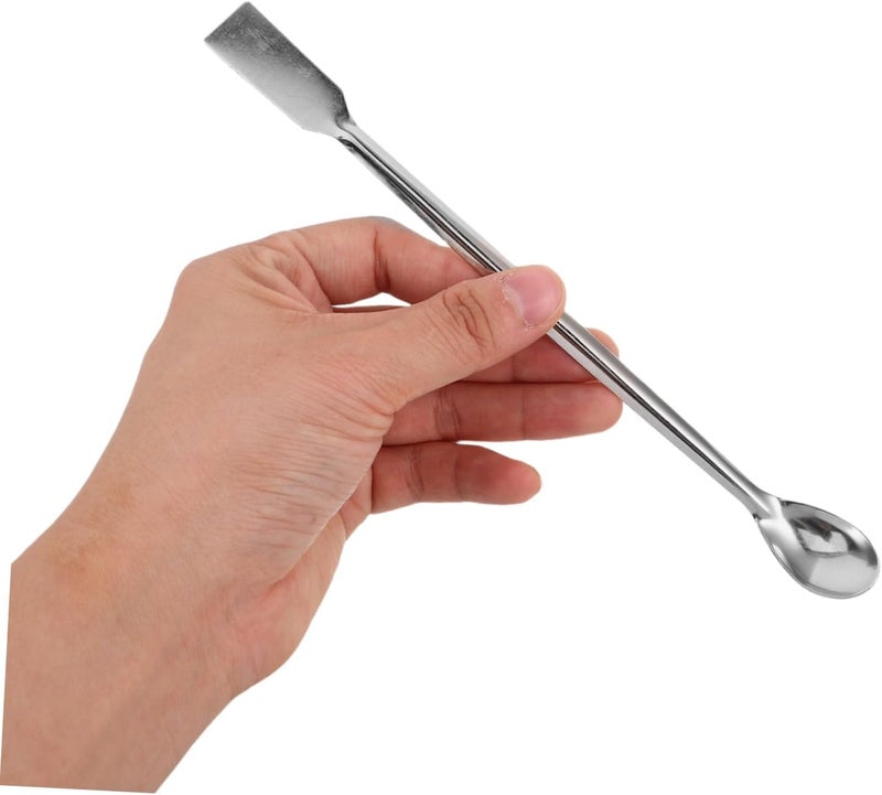 DOITOOL Handle Lab Spoon Stainless Scoop for Graphite Crucible Cleaning Ergonomic Design for Safe Chemical Additive Transfer Laboratory Use - Image 3